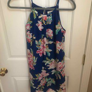 XS Monteau Blue Floral Dress